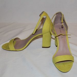 Brand new Madden Girl Yellow Heels